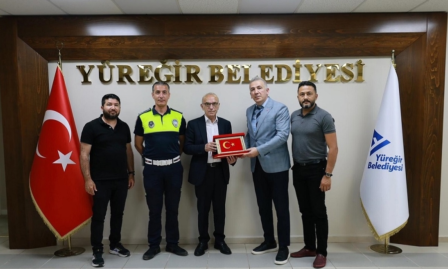 ADANA İL BAŞKANLIĞIMIZDAN YÜREĞİR BELEDİYESİNE  HAYIRLI OLSUN ZİYARETİ