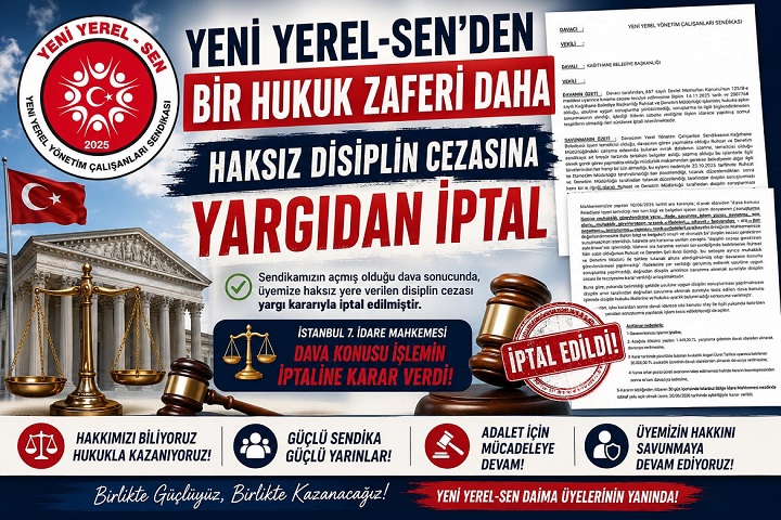 EMSAL NİTELİĞİNDE KARAR!